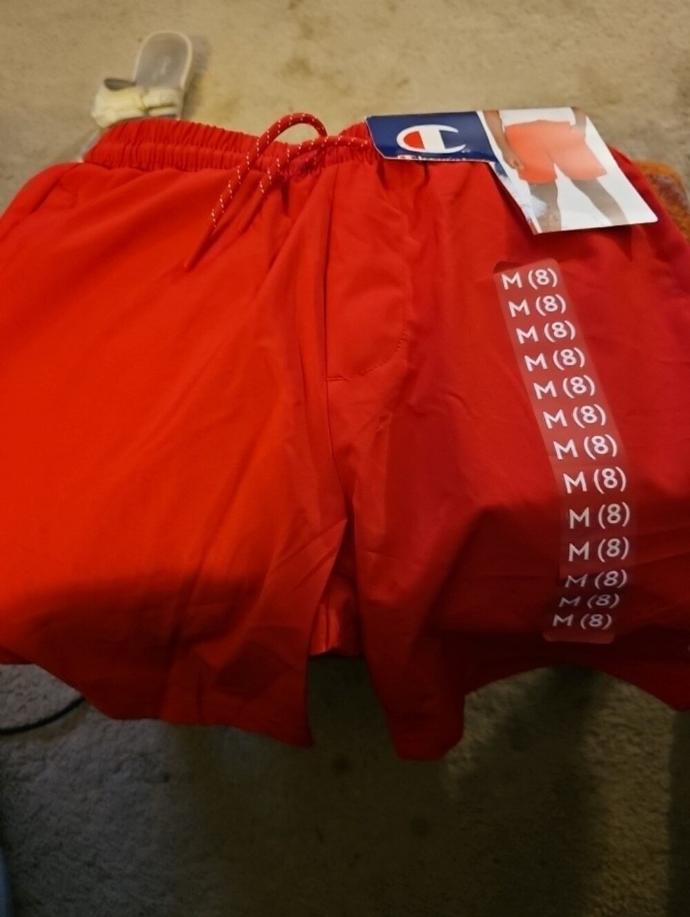 Champion Boys Active Elastic Waist Soft Woven Short M (8) NWT